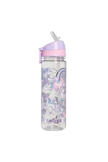 Botella de bebida color lila Unicorn Beyond de Smiggle