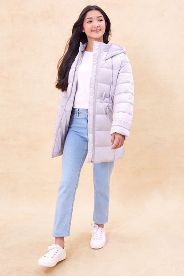 Lipsy faux down online duvet padded coat