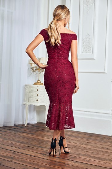 Bardot sales peplum dress