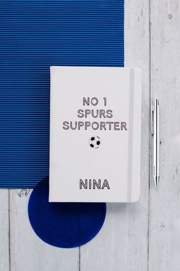 Personalised Football Supported A5 Notebook and Pen Set by Ice London