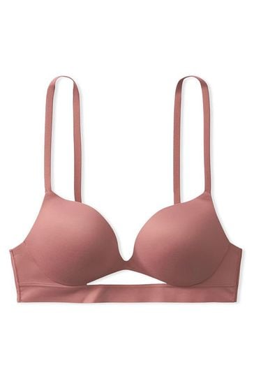 Buy Victoria's Secret Vintage Rose Pink Smooth Non Wired Push Up