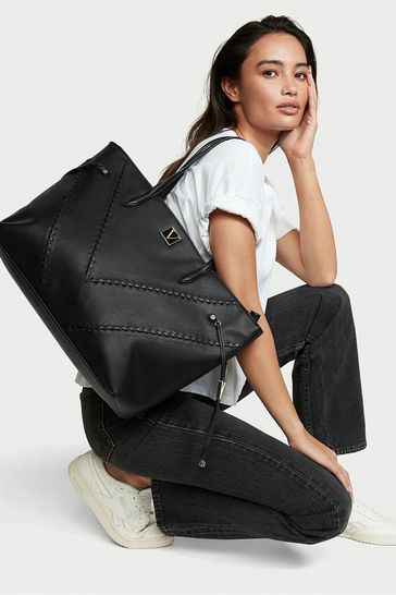 Buy Victoria s Secret Black Lily Whipstitch Tote Bag from Next Ireland