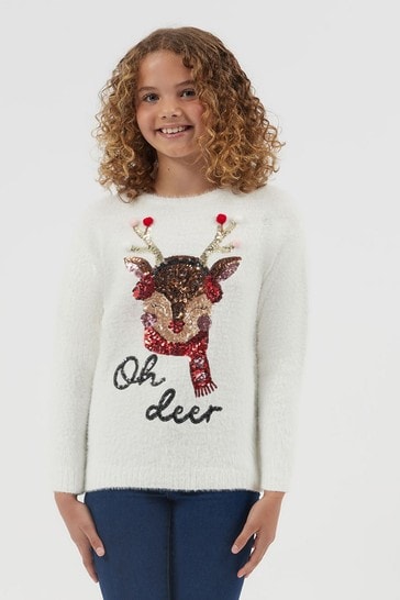 Fashion Union Oh Deer Christmas Jumper