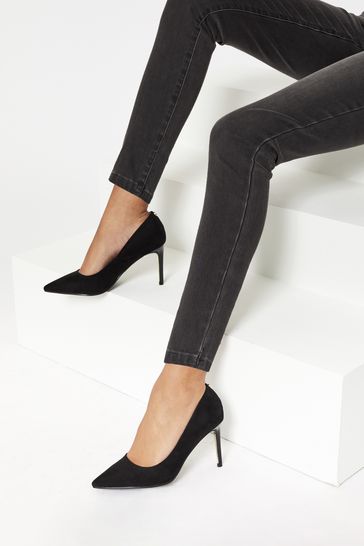 Buy Lipsy Black Wide FIt Comfort Mid Heel Court Shoes from Next Luxembourg