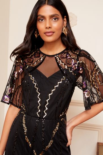 Mesh yoke dress discount