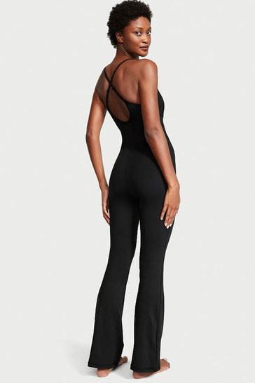 Buy Victoria s Secret Black Cloud Flared Jumpsuit from Next Luxembourg