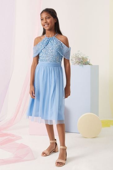 Lipsy baby clearance blue dress