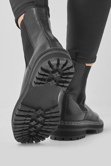 Buy Only Chunky Flat Chelsea Boots from 