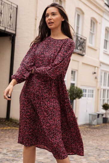 Buy Rae Tiered Midi Dress from Next Malta