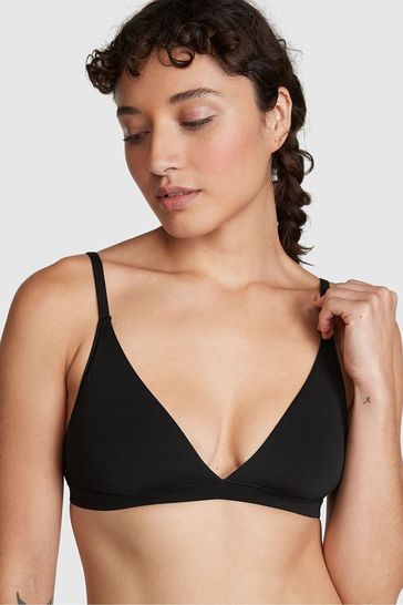 Pink black bralette top