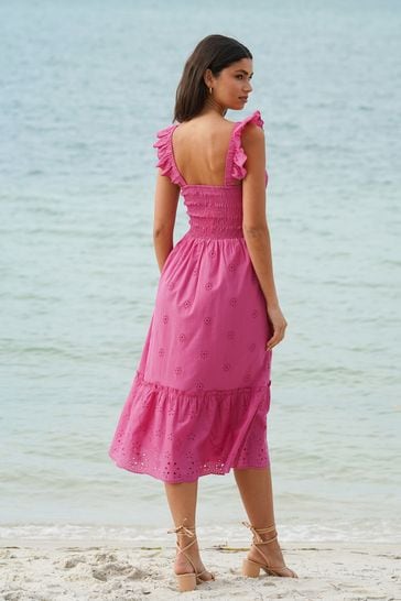 Next lipsy shop pink dress