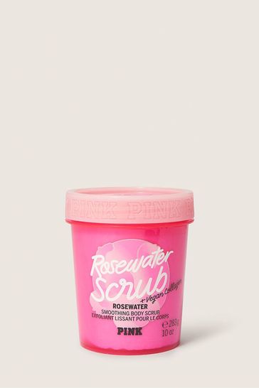 Victoria's Secret Rosewater Body Smoothing Scrub with Vegan Collagen and Sugar Crystals