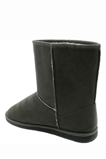 Mens fur hotsell lined slipper boots