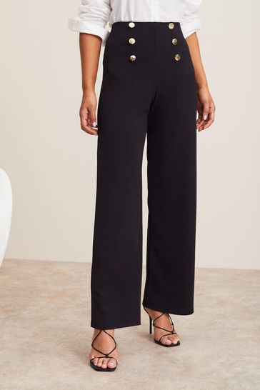 Buy Lipsy Military Wide Leg Trouser from Next Ireland