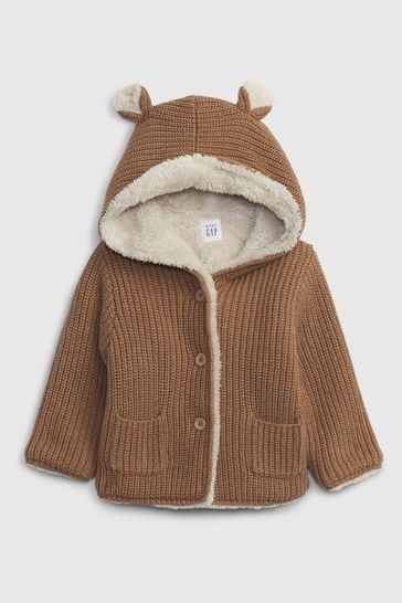Gap sherpa sales lined cardigan