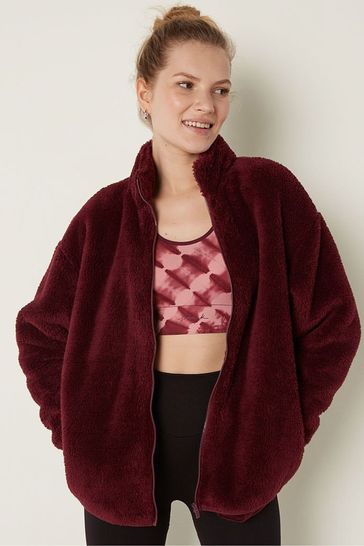 Secret PINK Teddy Full Zip Jacket 