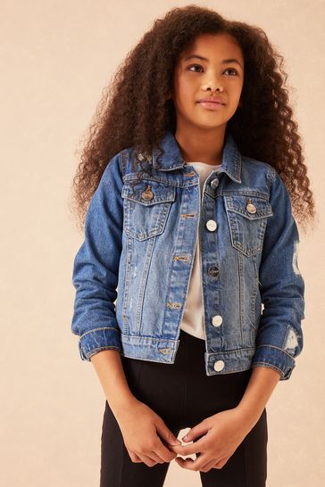 Blue jean jacket near me outlet