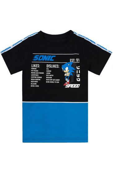 Vanilla Underground Black Sonic Gaming T-Shirt