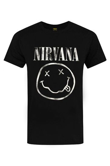 Vanilla Underground Black Nirvana Licensed T-Shirt