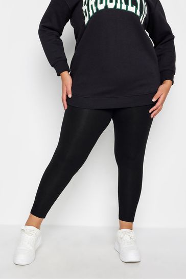 Buy Yours Curve Black 2 Pack Soft Touch Viscose Leggings from Next Ireland