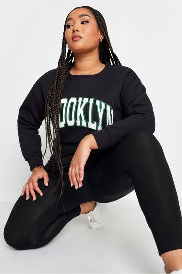 Black viscose hot sale leggings