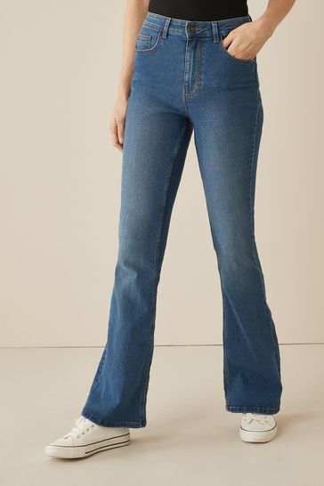 High waisted online flare jeans