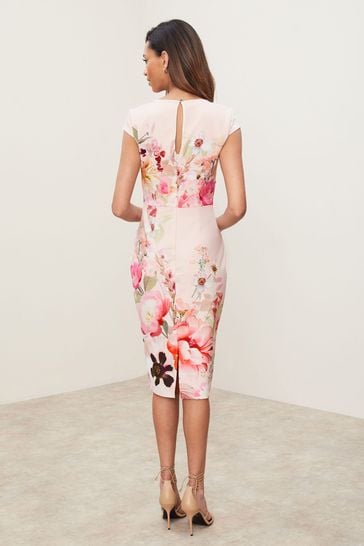 Buy Lipsy Pink Keyhole Bodycon Dress from Next Germany