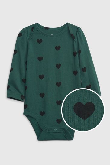 Gap Green Organic Cotton Mix and Match Printed Bodysuit