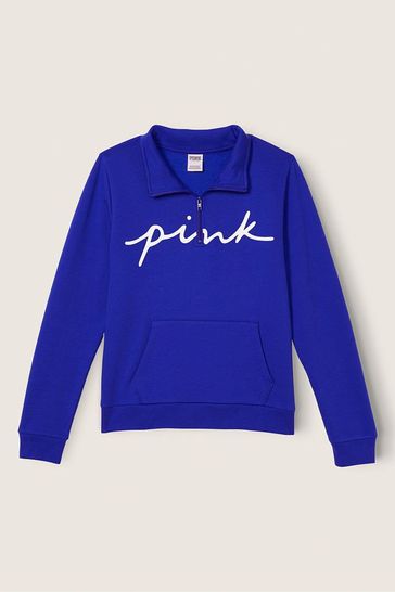 Victoria secret clearance pink quarter zip