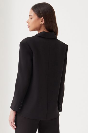 4th & Reckless Petite tailored blazer in black (part of a set)
