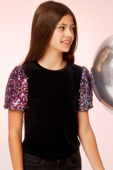 Sequin tops for hot sale girls