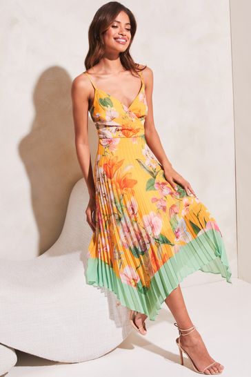 Hanky hem midi best sale dress