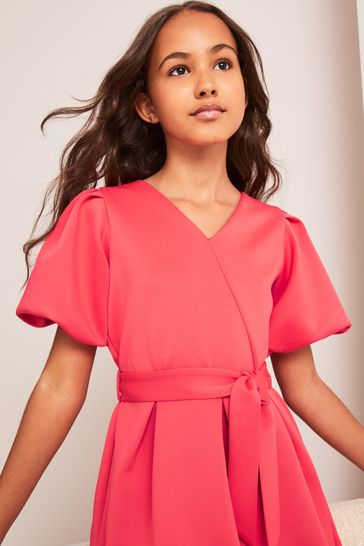 Scuba top skater dress
