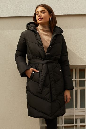 Black shawl shop collar coat