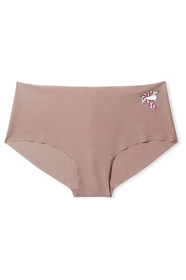 VS Pink Holiday Dog Hipster Panty - Size Small