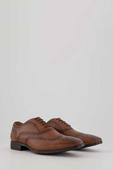 Office Brown Macro Smart Leather Brogues