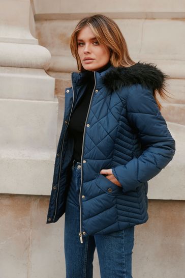 Lipsy deals navy coat