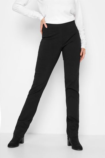 Long Tall Sally Black Stretch Straight Leg Trousers