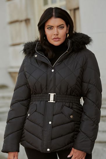 Lipsy puffer clearance coat