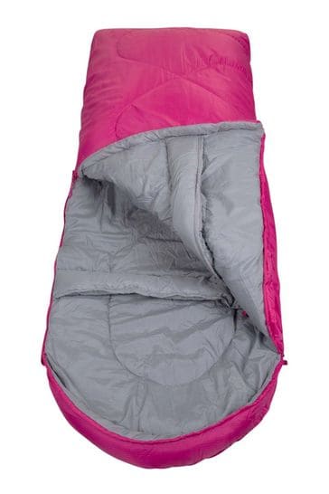 Mountain Warehouse Summit Mini Square Sleeping Bag - Pink | Size One