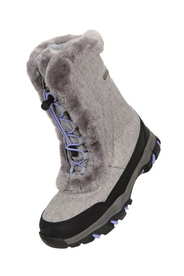 Mountain Warehouse Dark Grey Ohio Youth Snow Boots