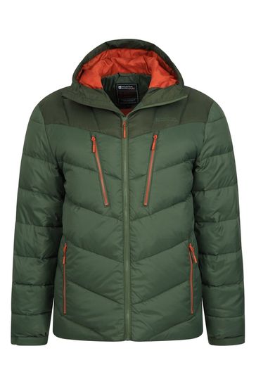 Buy Mountain Warehouse Green Barrier Extreme Mens Down Jacket from