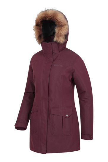 Buy Mountain Warehouse Purple Tarka Womens Waterproof Long Padded