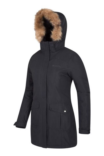 Buy Mountain Warehouse Black Tarka Womens Waterproof Long Padded