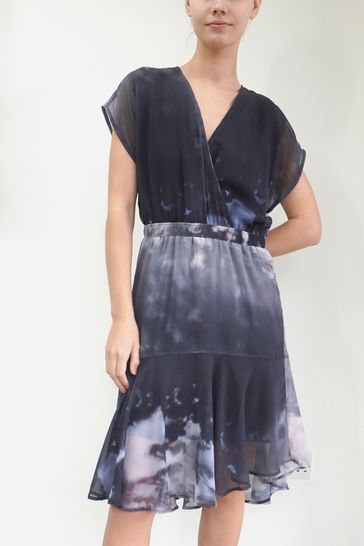 Buy Religion Faux Wrap Dress In Dark Animal And Pretty Florals from the  Next UK online shop