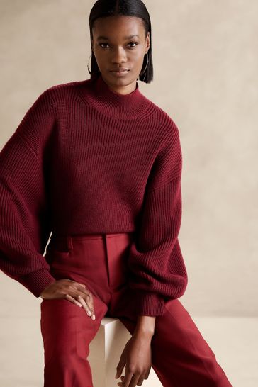 Red merino jumper new arrivals