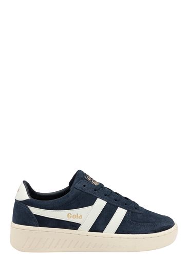 Gola Blue Ladies' Grandslam Suede Lace-Up Trainers