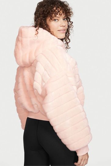 Fur bubble deals jacket