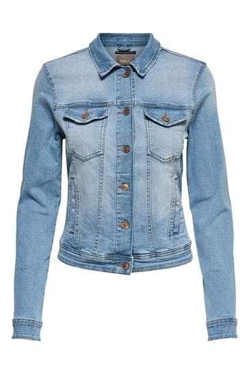 Only blue denim best sale jacket