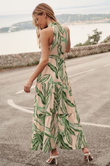Next tropical print dress store